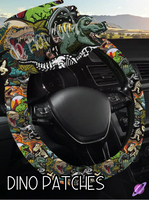 DINO PATCHES - STEERING WHEEL COVERS 6 PREORDER CLOSING 10/14