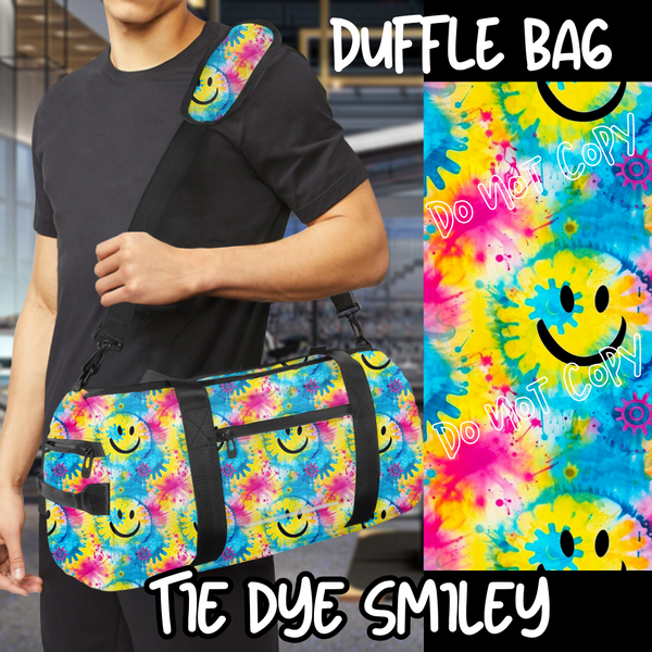 TIE DYE SMILEY  - BAG RUN 3 - DUFFLE BAG - PREORDER CLOSING 10/22