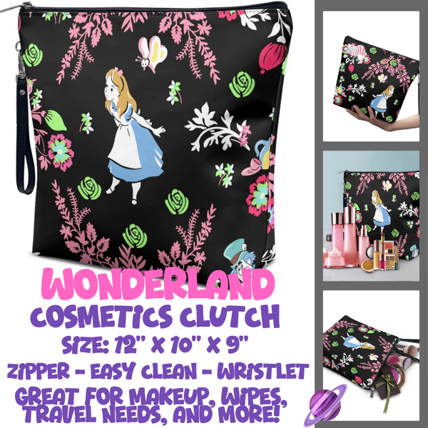 WONDERLAND - CUSTOM COSMETIC CLUTCH PREORDER CLOSES 12/16