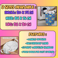 STORAGE BASKET RUN-CEREAL KILLERS-3 SIZES-PREORDER CLOSING 8/5